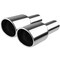 Spec-D Tuning Universal Muffler Tip- A Style- Chrome 2.5 Inlet 4In Outlet MF-TPA001 - alternate 1